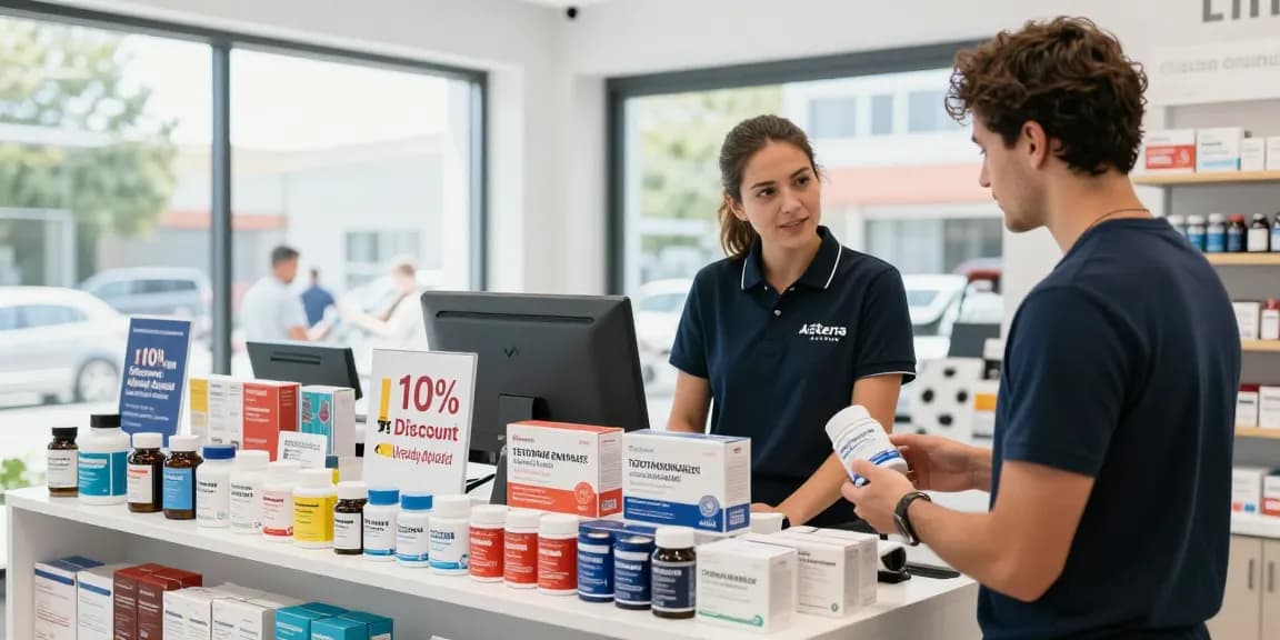 Astera Shop showcasing lab-tested steroid products with customer assistance, bright modern e-commerce atmosphere.