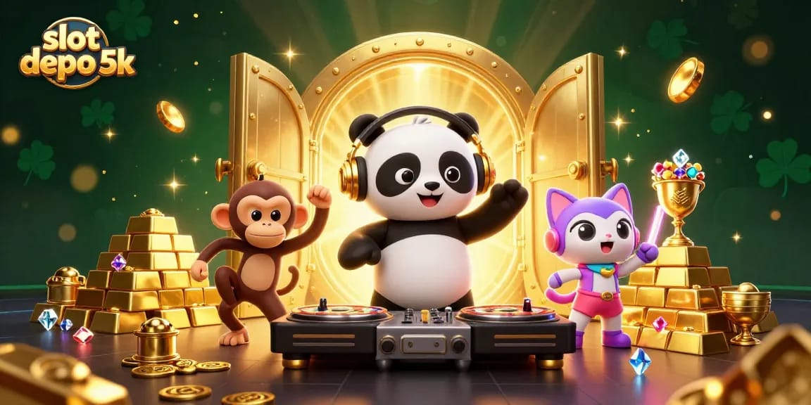 Spin the reels at slot depo 5k while enjoying vibrant gaming atmosphere and winning treasures.
