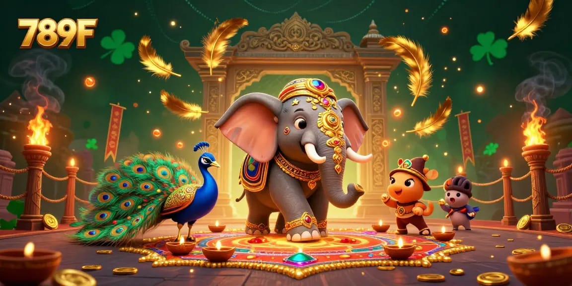 Engage in exciting games at 789F, featuring a vibrant 3D casino environment for thrilling wins.