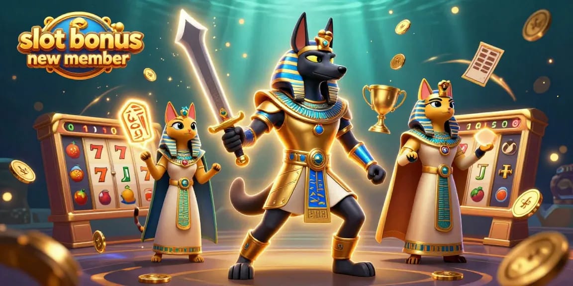 Experience the thrill of the slot bonus new member with vibrant 3D characters and dynamic game elements.