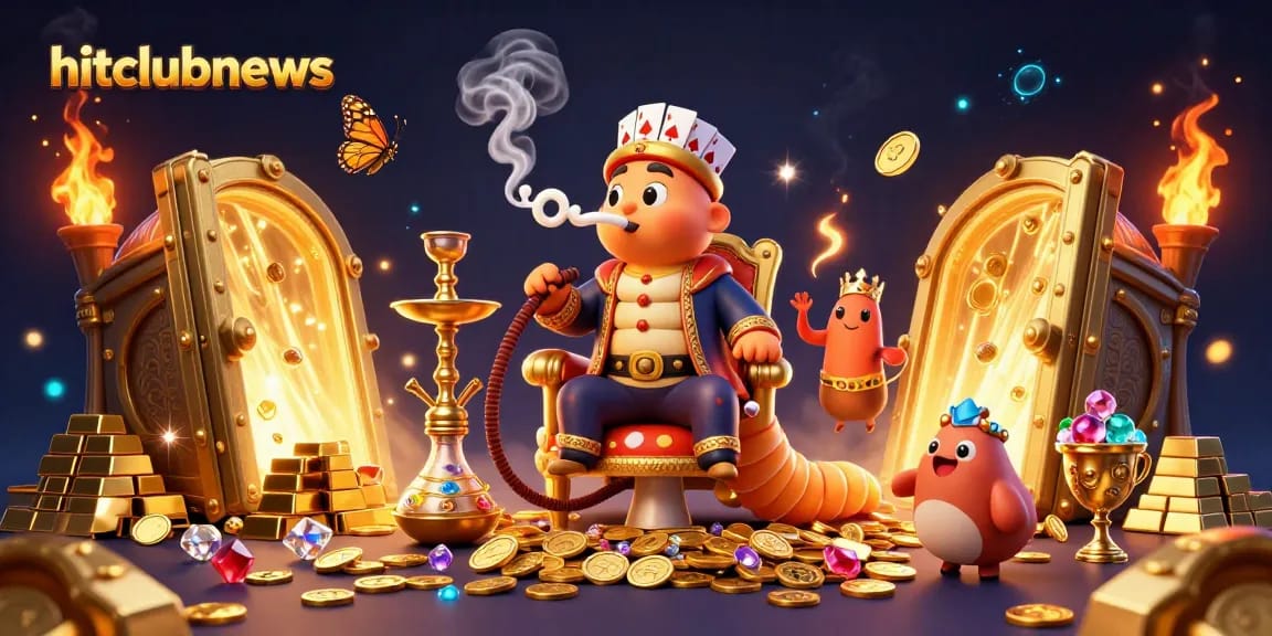 Vibrant 3D illustration demonstrating hitclubnews action-packed casino experience with creative game symbols.