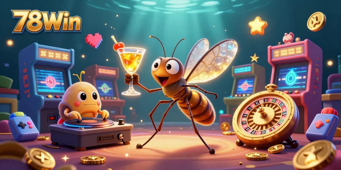 Experience the exciting world of 78Win with vibrant casino characters and immersive game elements.