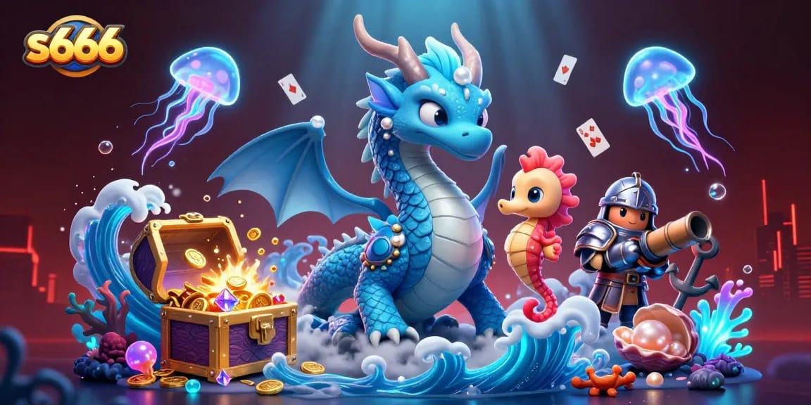 Experience thrilling gameplay at s666 casino with vibrant characters and underwater treasures.