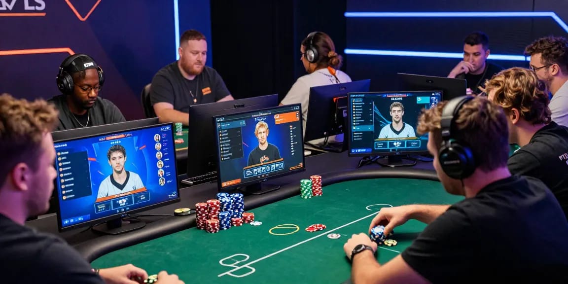 Exciting online poker gaming atmosphere featuring players competing on Poker Idn Terpercaya.