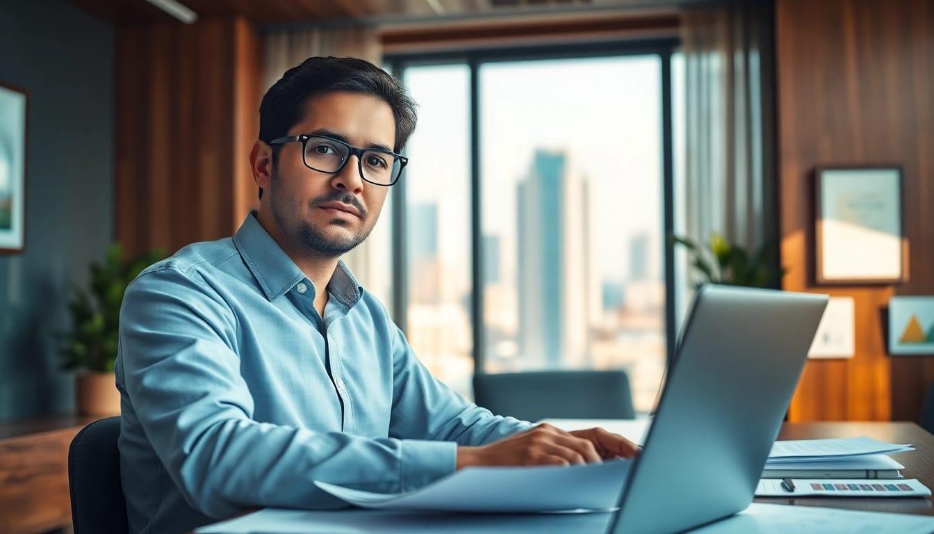 He said with confidence while working as a chartered accountant in Kanpur's modern office.