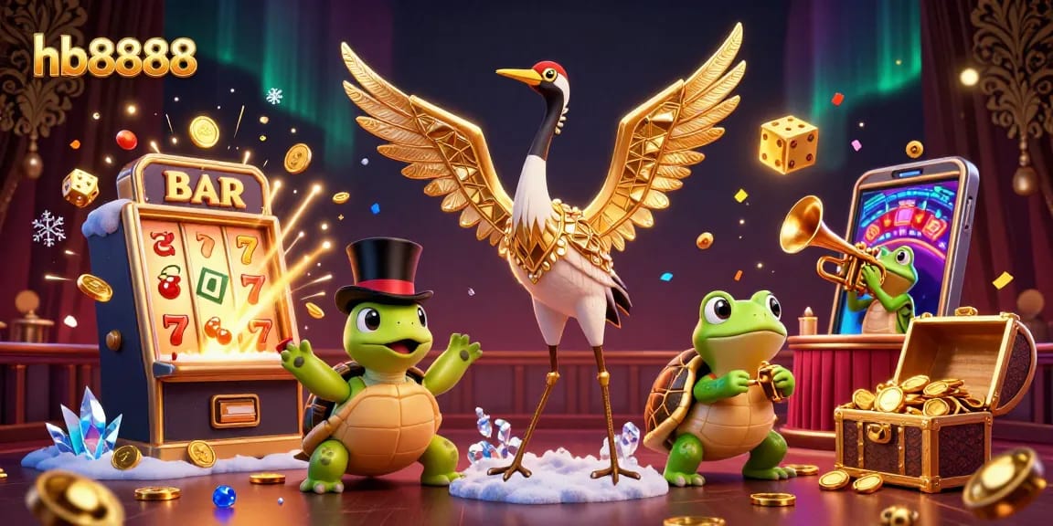 Experience thrilling moments at hb8888 with cartoon characters and slots bursting coins!