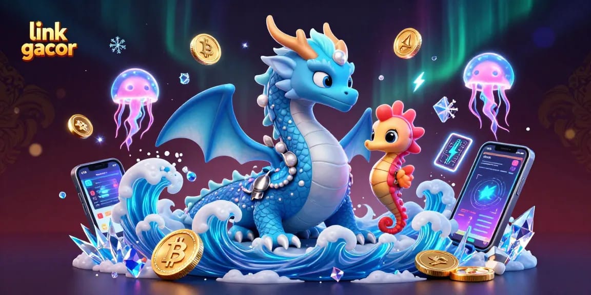 Discover winning strategies with link gacor in this vibrant casino-themed 3D illustration.