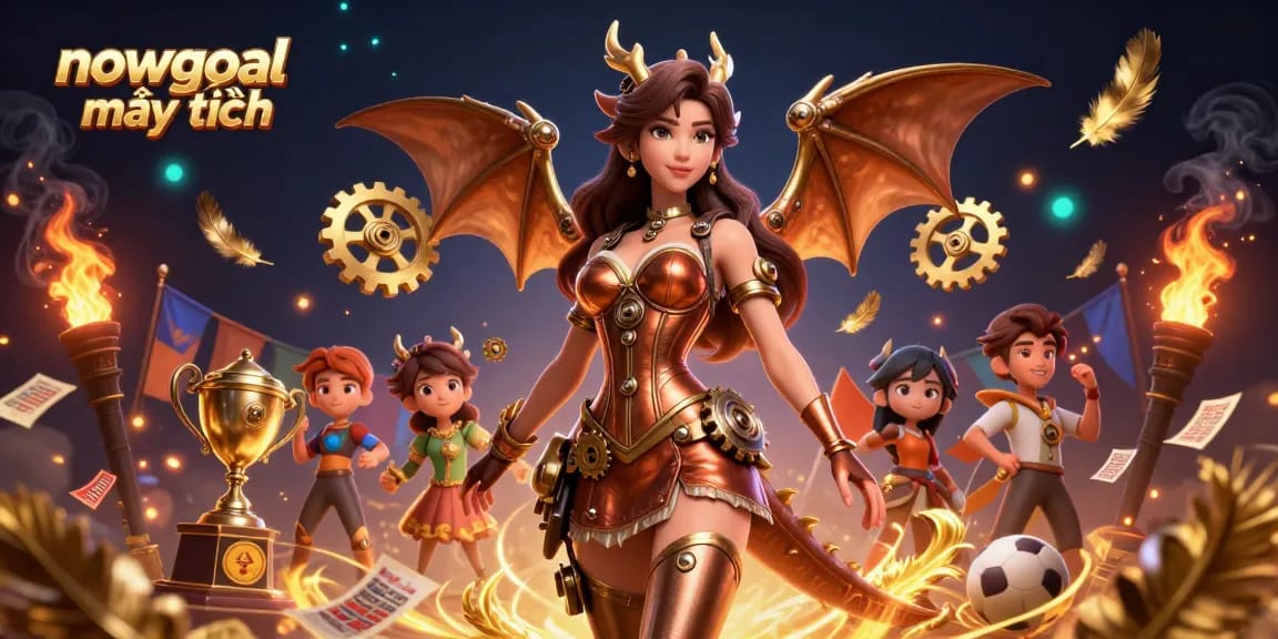 Experience the thrill of nowgoal mới nhất with dynamic sports betting elements and vibrant characters.