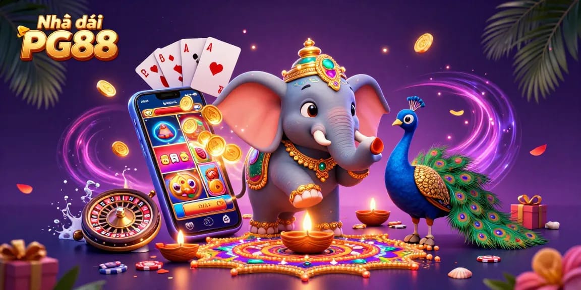 Experience thrill at Nhà cái PG88 with vibrant casino elements and engaging games.