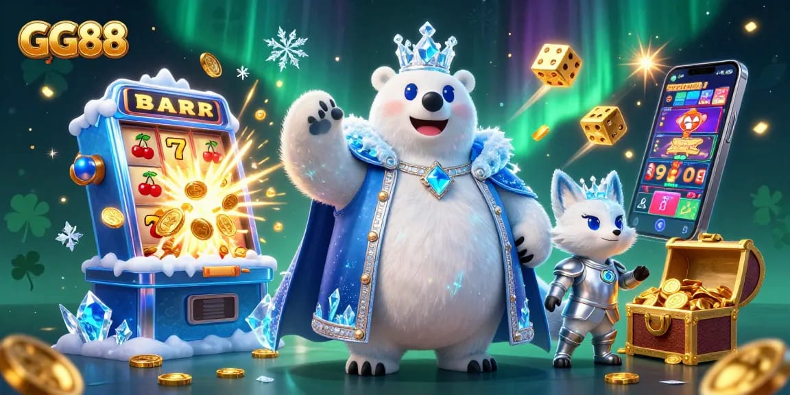 Experience fun at GG88's vibrant casino scene featuring a jackpot explosion and engaging gaming elements.