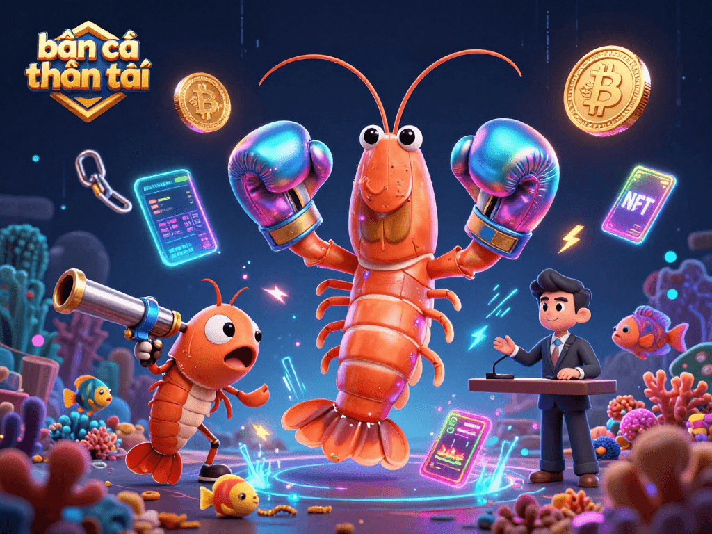 Engage in thrilling fish shooting with bắn cá thần tài, featuring a vibrant underwater scene brimming with action and excitement.