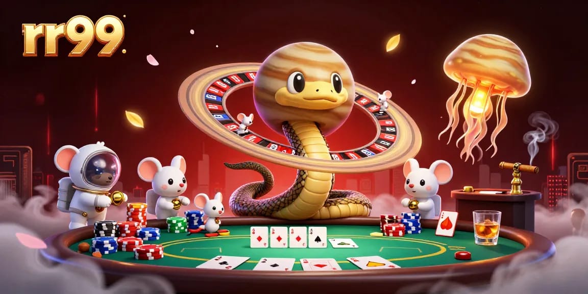Place bets on rr99 with dynamic gaming elements in this vibrant 3D casino scene.