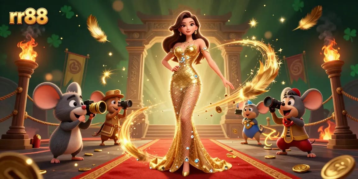 Experience the thrill of rr88 with an ultra-detailed casino scene showcasing games, excitement, and vibrant energy.