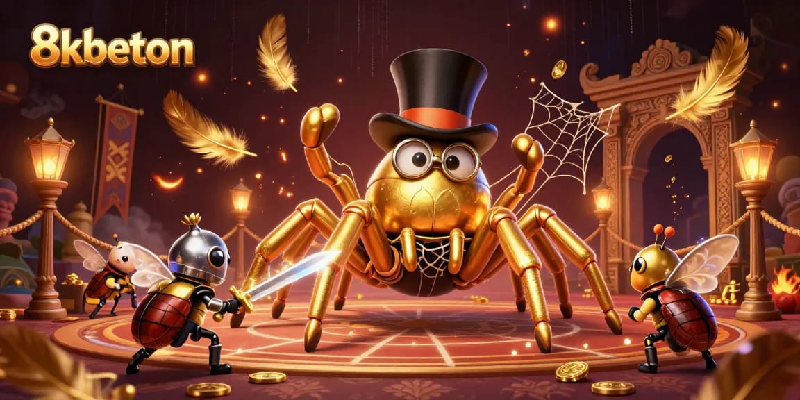 Experience thrilling gaming at 8kbeton with a vibrant casino adventure featuring unique characters.