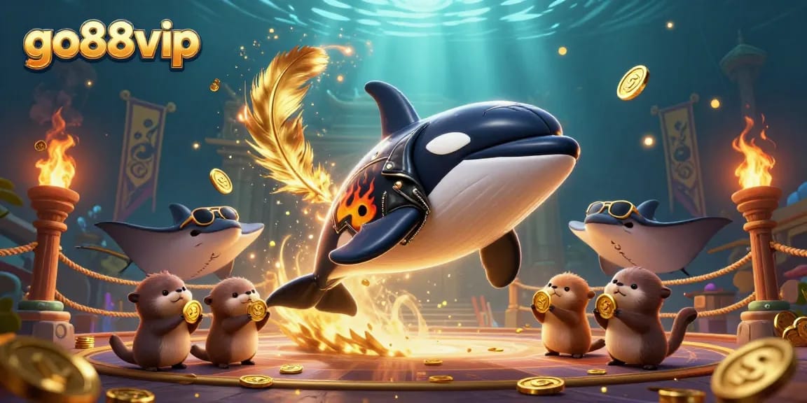 Join the excitement at go88vip with thrilling gaming adventures amidst lively 3D art.