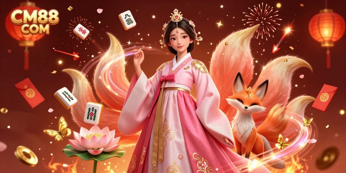 Experience the excitement at CM88 COM with enchanting visuals and vibrant casino elements.