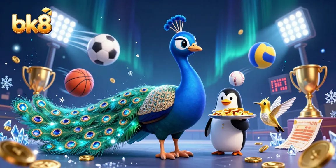Experience thrilling games with bk8, showcasing sports excellence in a vibrant casino scene.