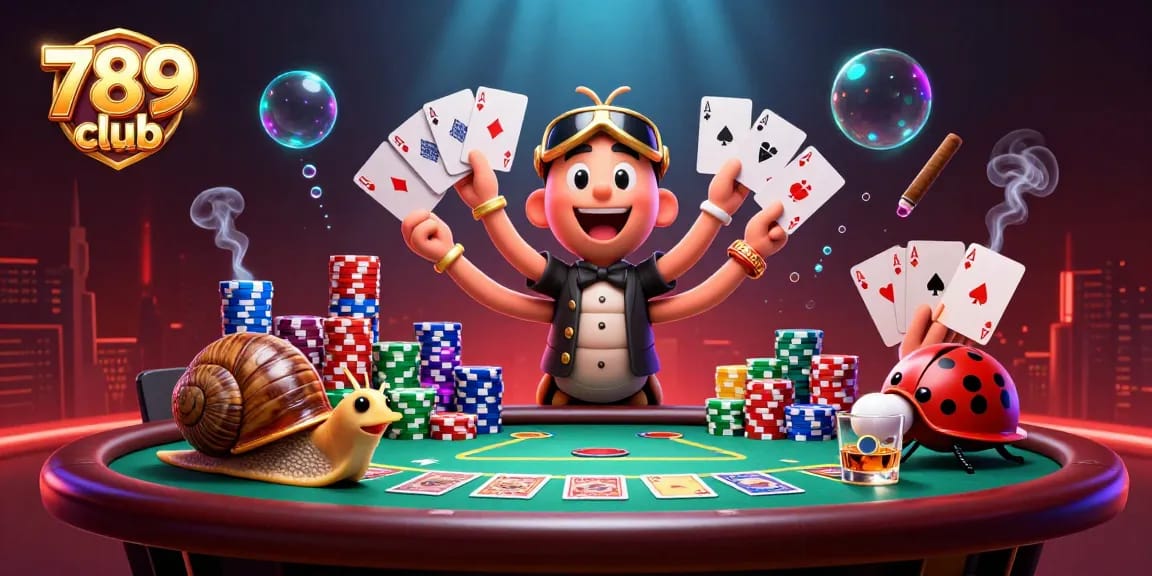 Experience exhilarating gameplay at 789 club with dynamic poker action and vibrant casino elements.