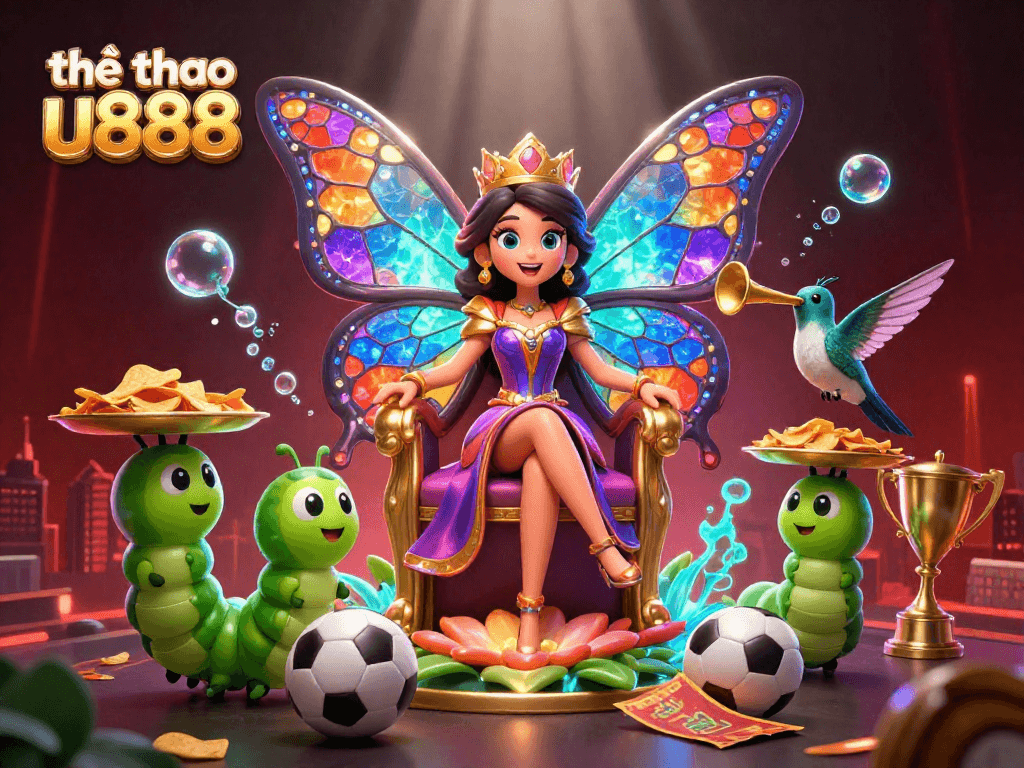 Boost your betting strategies with thể thao u888 in this vibrant sports-themed 3D illustration.