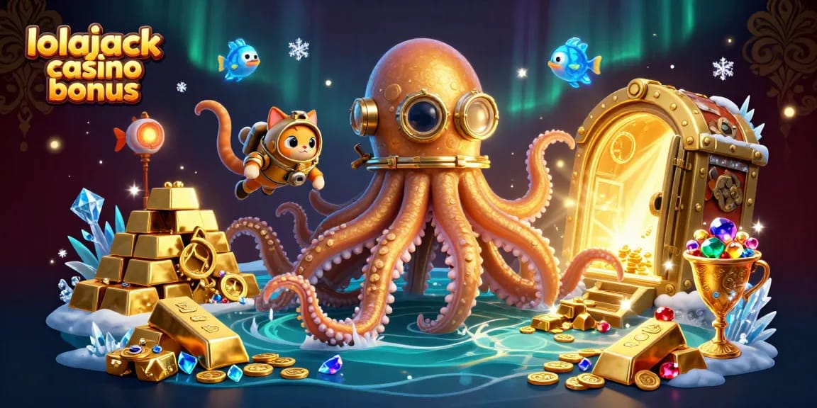 Enhance your gameplay with the lolajack casino bonus and exquisite treasures in an immersive scene.