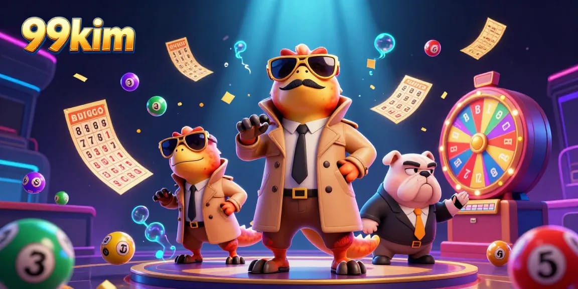 Experience thrilling entertainment at 99kim with raptors in disguise in a vibrant casino scene.