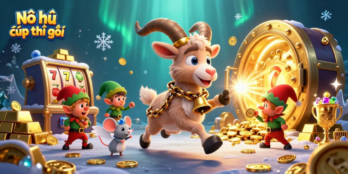 Nổ hũ cúp thế giới: Witness a cartoonish holiday-horror casino where characters engage in thrilling jackpot activities.