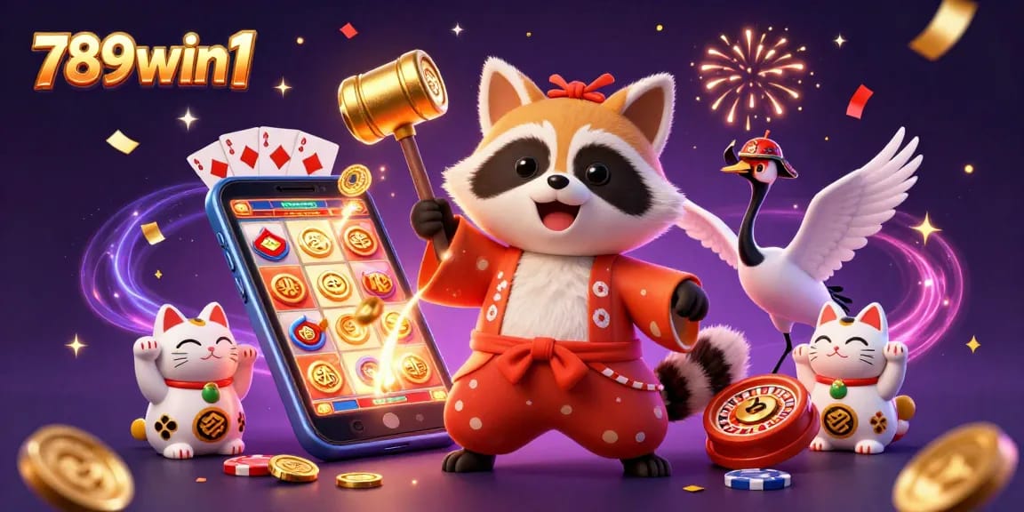Experience the thrilling excitement of games with 789win1, featuring colorful characters and engaging slot elements!