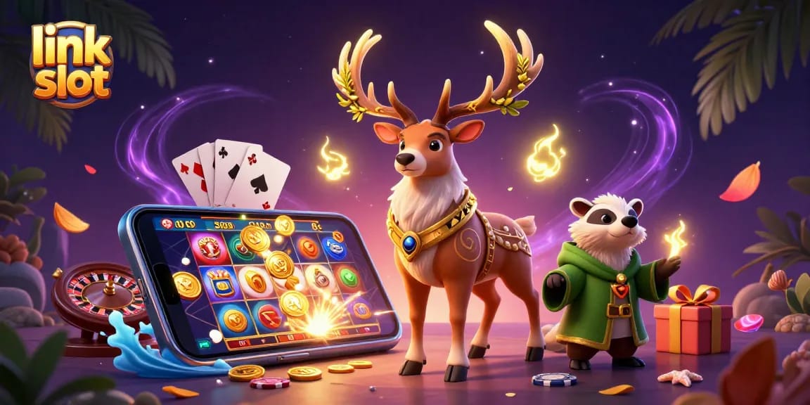 Menangkan hadiah di link slot dengan ilustrasi 3D penuh warna dan detail.