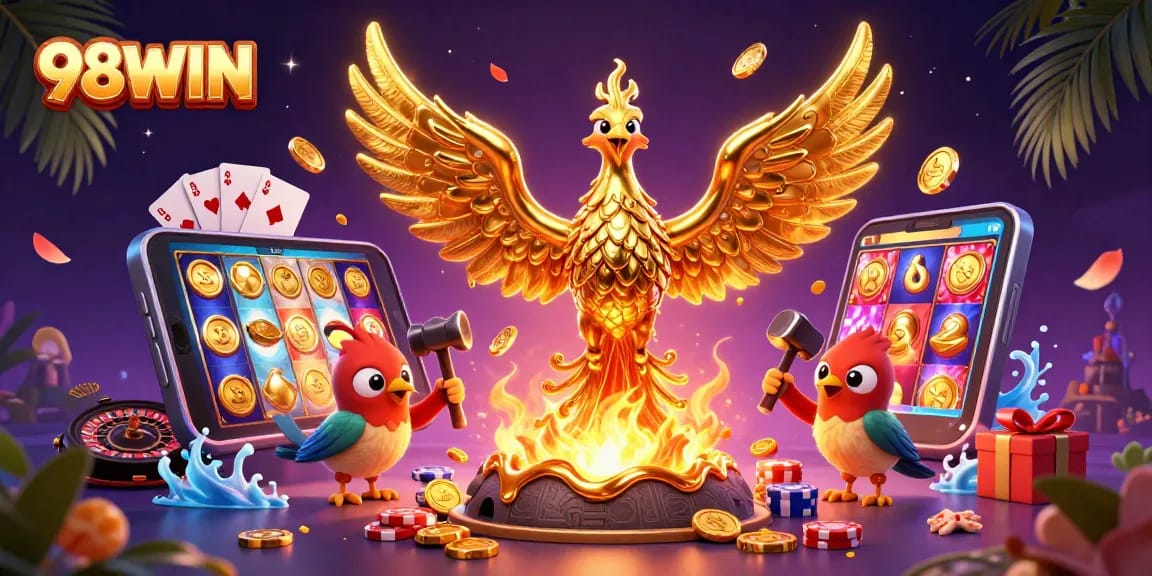 Experience thrilling wins at 98WIN with dynamic slot games and exciting casino action.