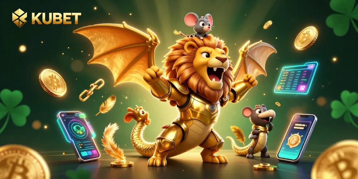 Experience thrilling gameplay with KUBET's victorious chimera in a vibrant 3D world