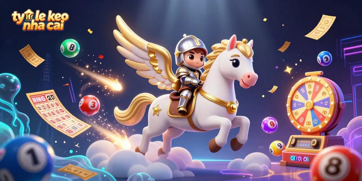 Bet on ty le keo nha cai for exciting 2026 betting experiences with vibrant lottery elements in a magical scene.