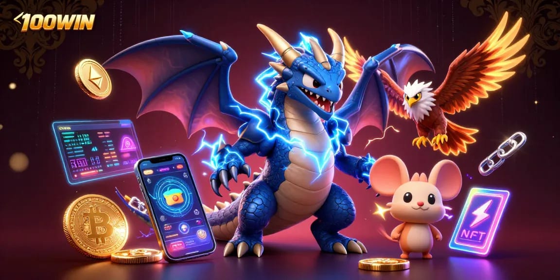 Join the excitement at 100WIN with thrilling gaming elements and electric energy!