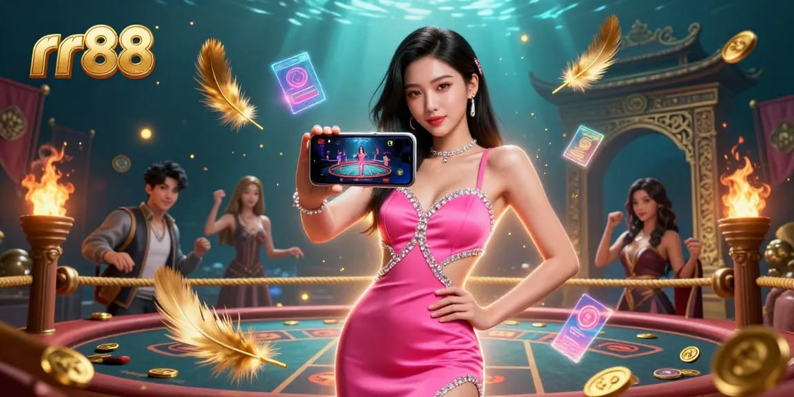 Experience thrilling live dealer games at rr88 with captivating visuals and engaging casino elements.