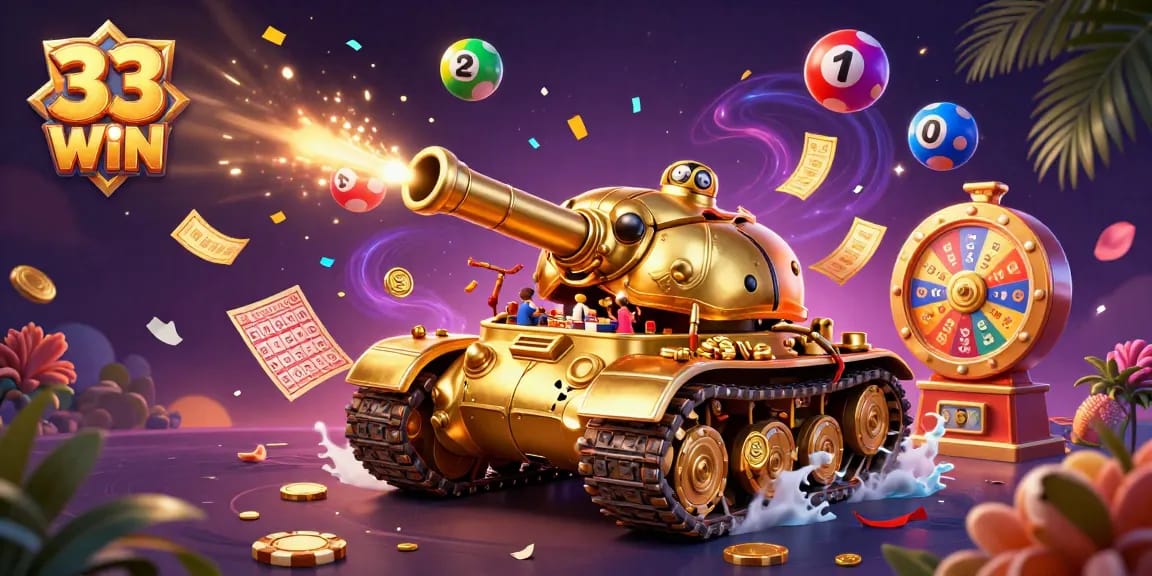 Experience excitement with 33 WIN's vibrant casino scene featuring jackpot thrills and lively action.