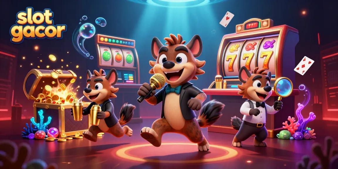 Jangan lewatkan slot gacor di kasino dengan hyena komedi seru dan elemen permainan menawan!