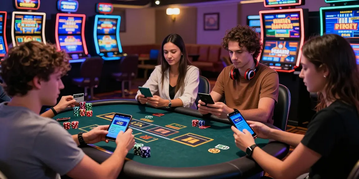 Spannende Atmosphäre in einem Paysafe Card Casino, in dem Spieler sicheres Gaming genießen.