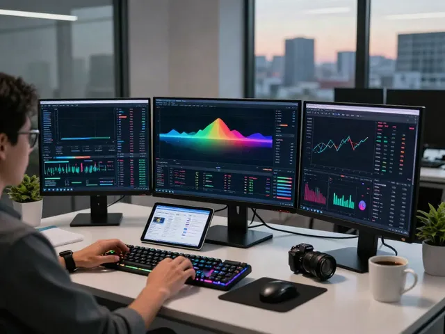 NSE option chain API monitoring in a professional cryptocurrency trading setup with real-time charts and data.