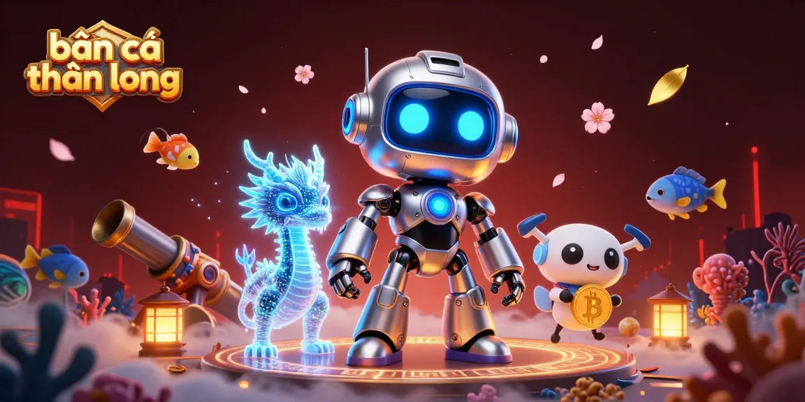 Engage in thrilling bắn cá thần long adventures with dynamic underwater elements and a cyberpunk theme.