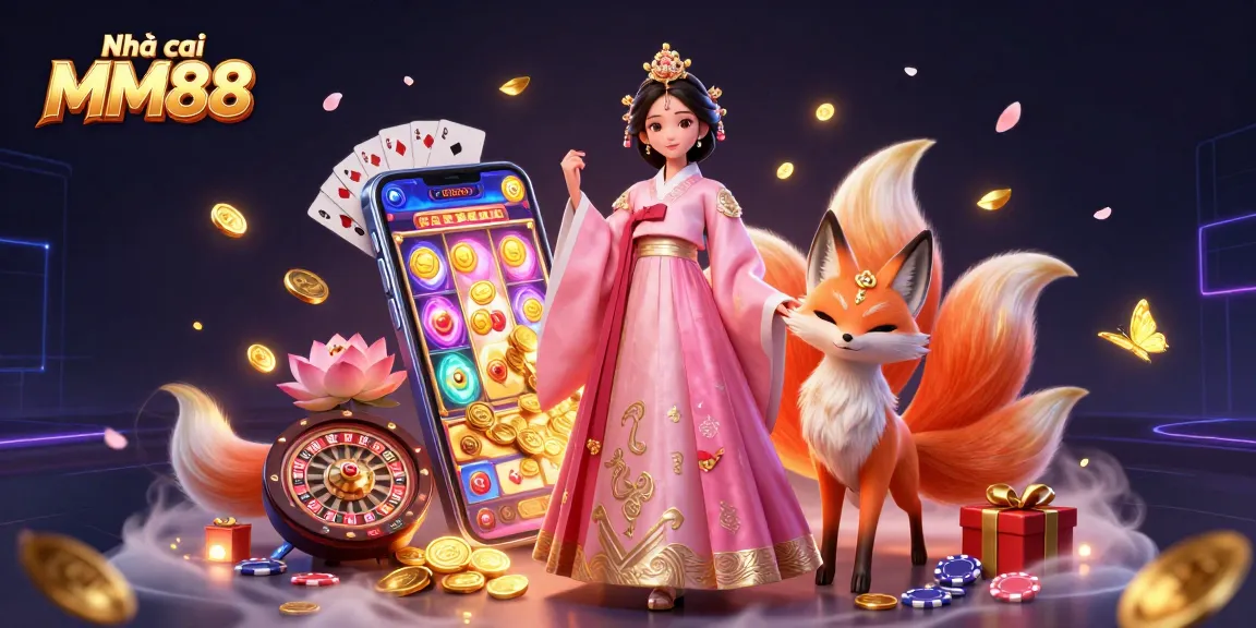 Engage with Nhà cái MM88's vibrant slot games featuring exquisite characters and dynamic gaming elements.