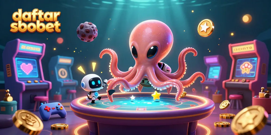 Experience thrilling gameplay with daftar sbobet at this vibrant casino illustration.