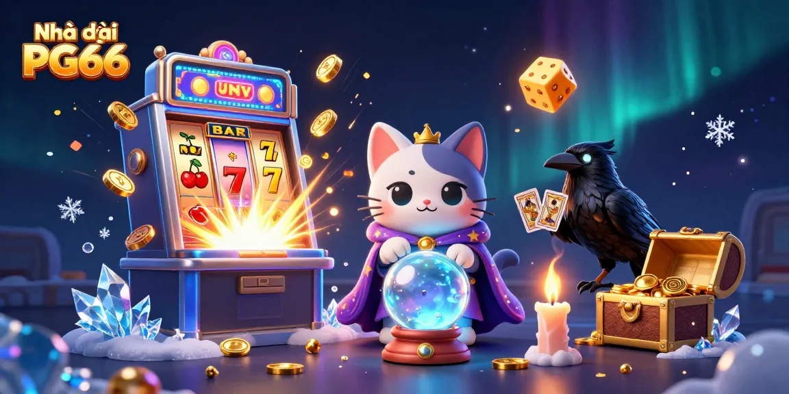 Experience thrilling games at Nhà cái PG66 with vibrant 3D characters and exciting casino elements.
