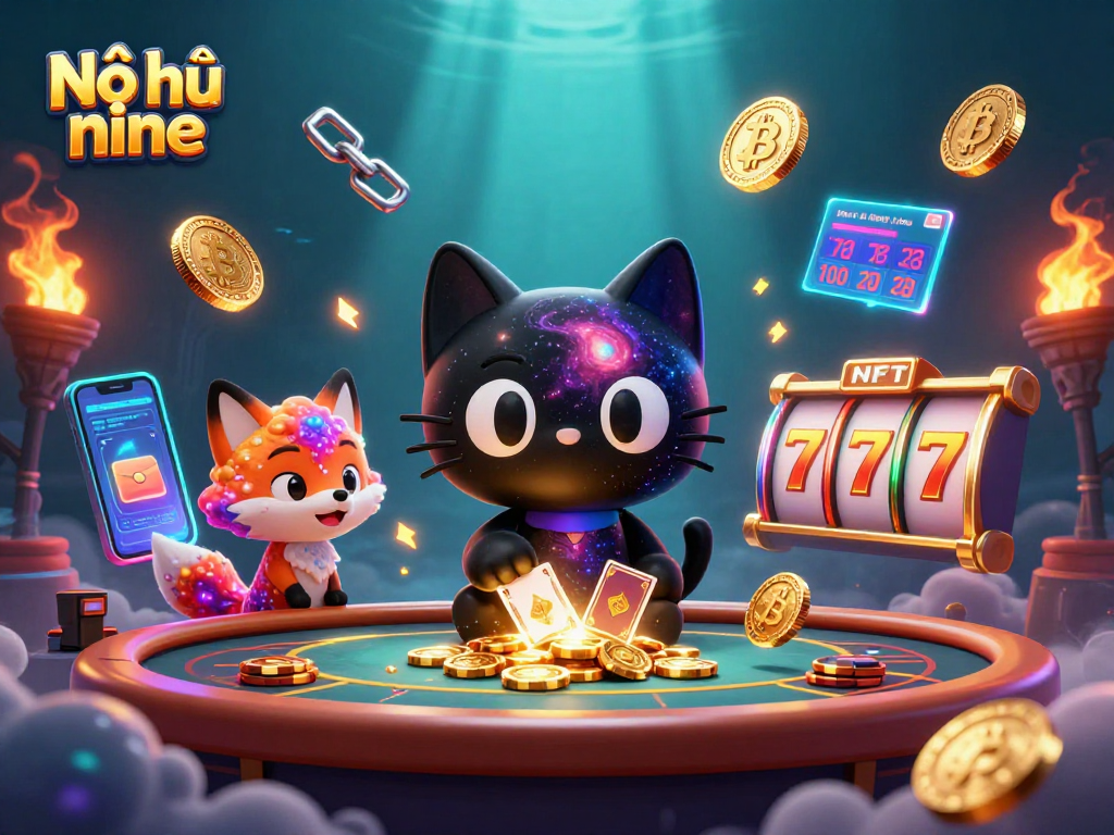 Experience the excitement of Nổ hũ nine with cosmic elements and vibrant slots.