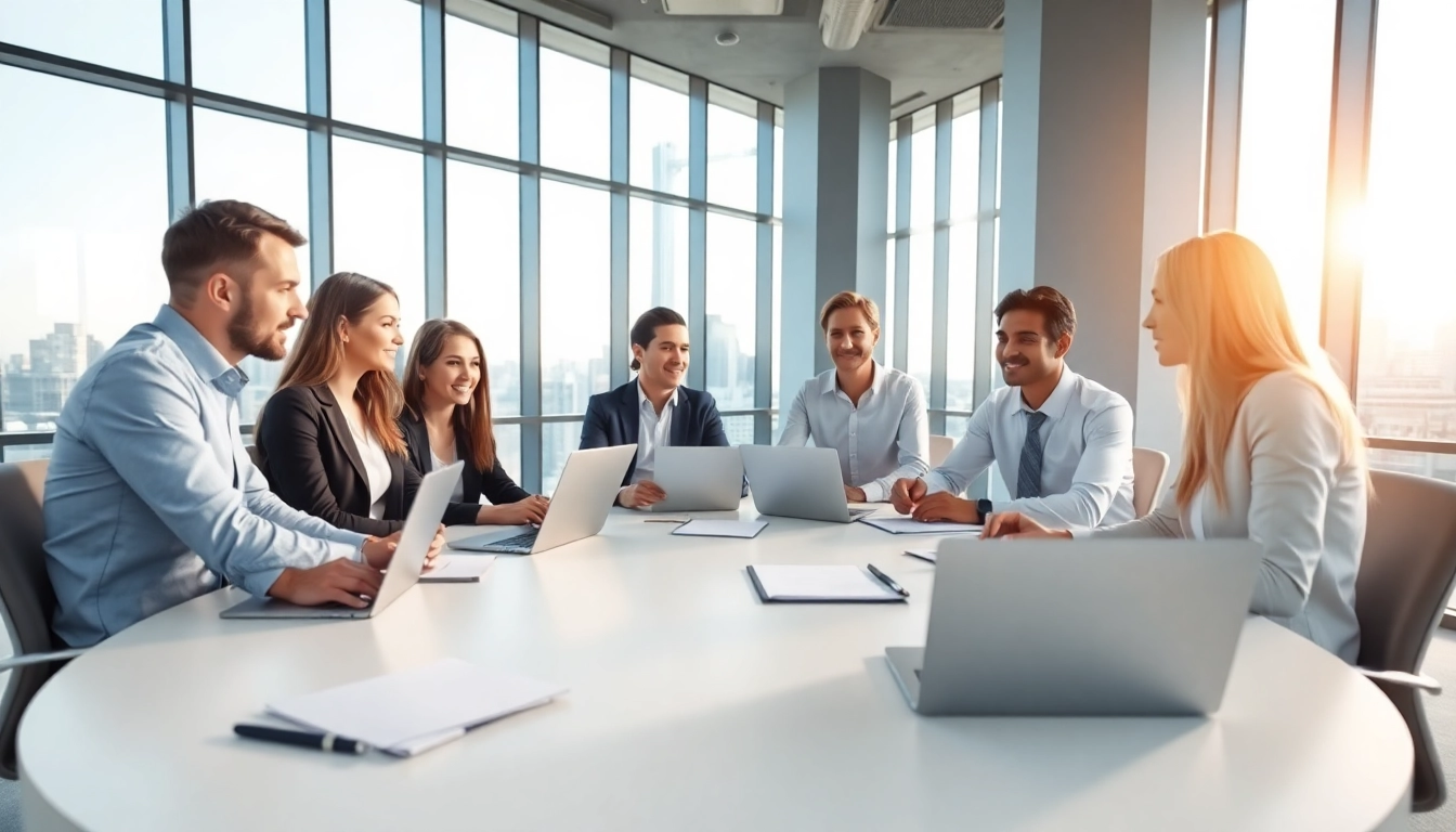 Discussing contracts and grants in a professional meeting with diverse team members.