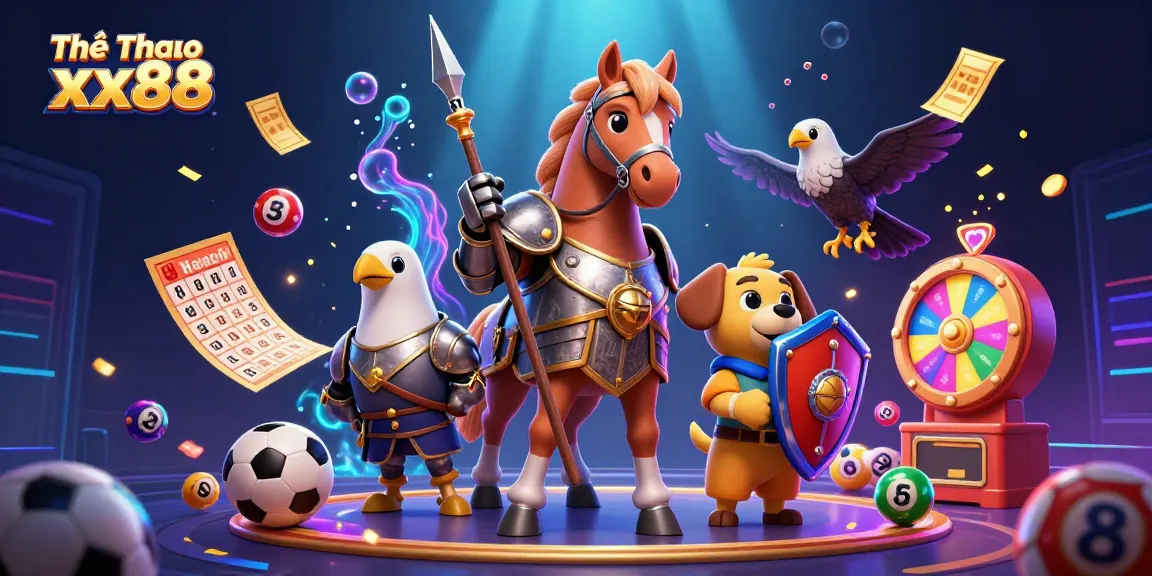 Bet on Thể Thao xx88 and join a dynamic betting scene with colorful sports elements.