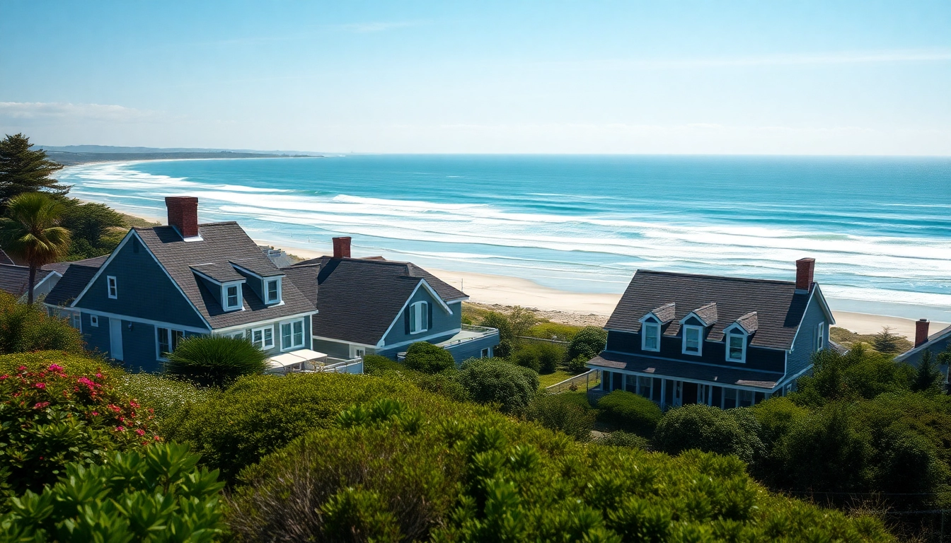 Explore the beauty of classic cape cod homes nestled in a coastal landscape, evoking charm and serenity.