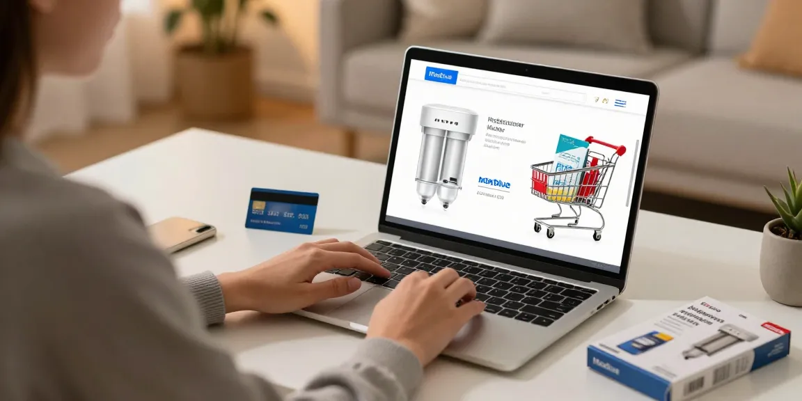 Maxblue ADQ73613401 Refrigerator Water Filter available in an online store, ideal for product reviews and best deals on e-commerce platforms.