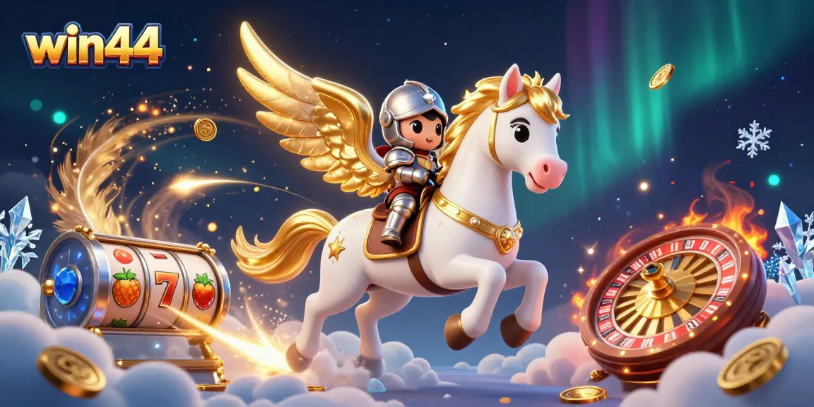 Experience the excitement of win44 with slots and spectacular casino elements in vibrant 3D.