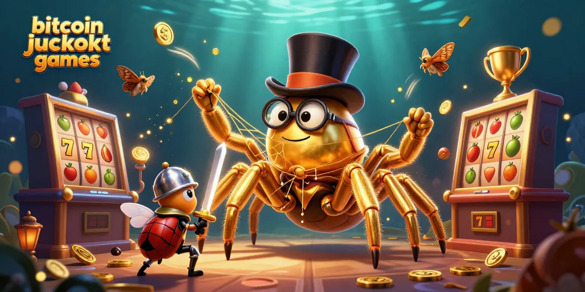 Engage in exciting bitcoin jackpot games with vibrant characters and rich slot elements!