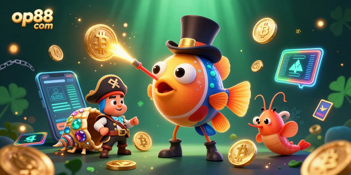Experience thrilling gaming action with characters in op88 com's vibrant casino world