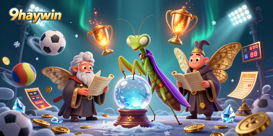Join 9haywin for engaging gameplay amidst mystical characters & vibrant casino elements.